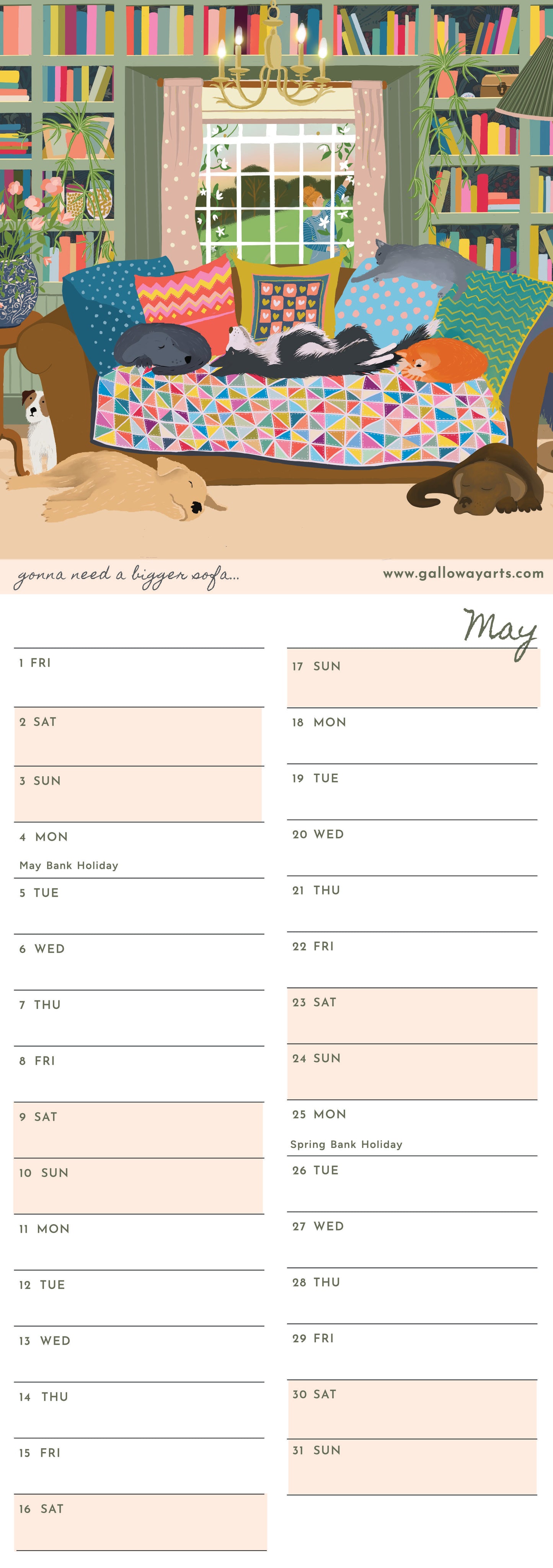 2026 Galloway Days Calendar