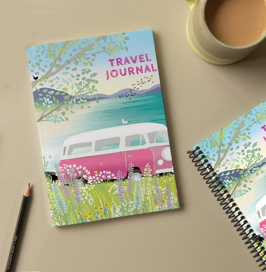 Campervan Design Illustrated Travel Planner & Journal