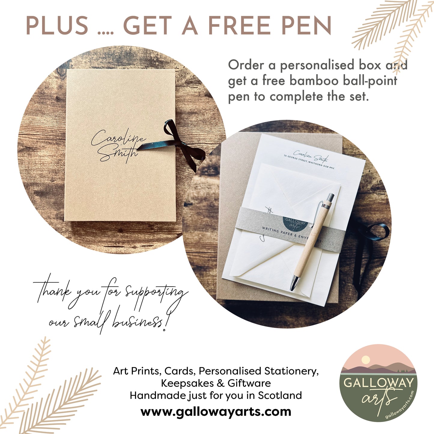 Personalised Stationery with Signature design. A5 Writing paper and matching envelopes. Vintage Style Notepaper and Envelopes. Gift for her.