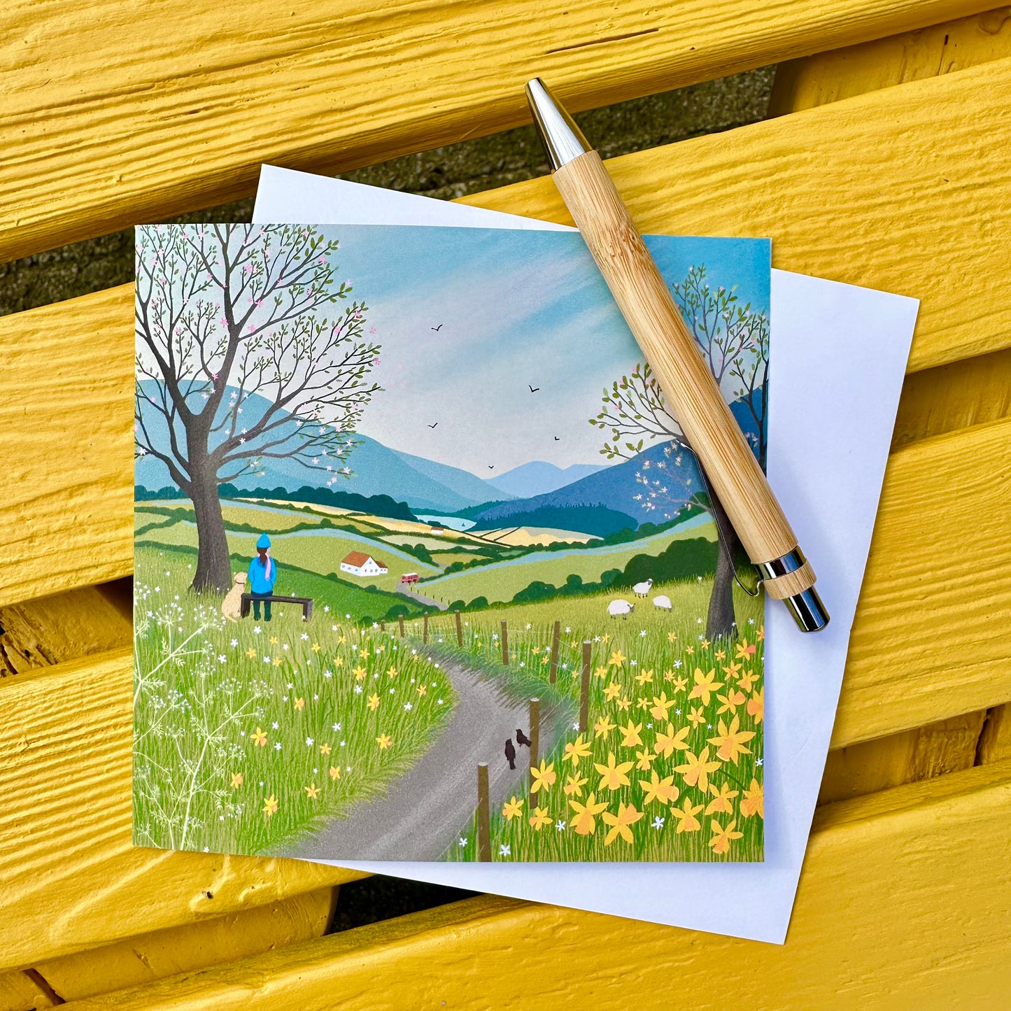 Spring Break - Spring Landscape with Daffodils