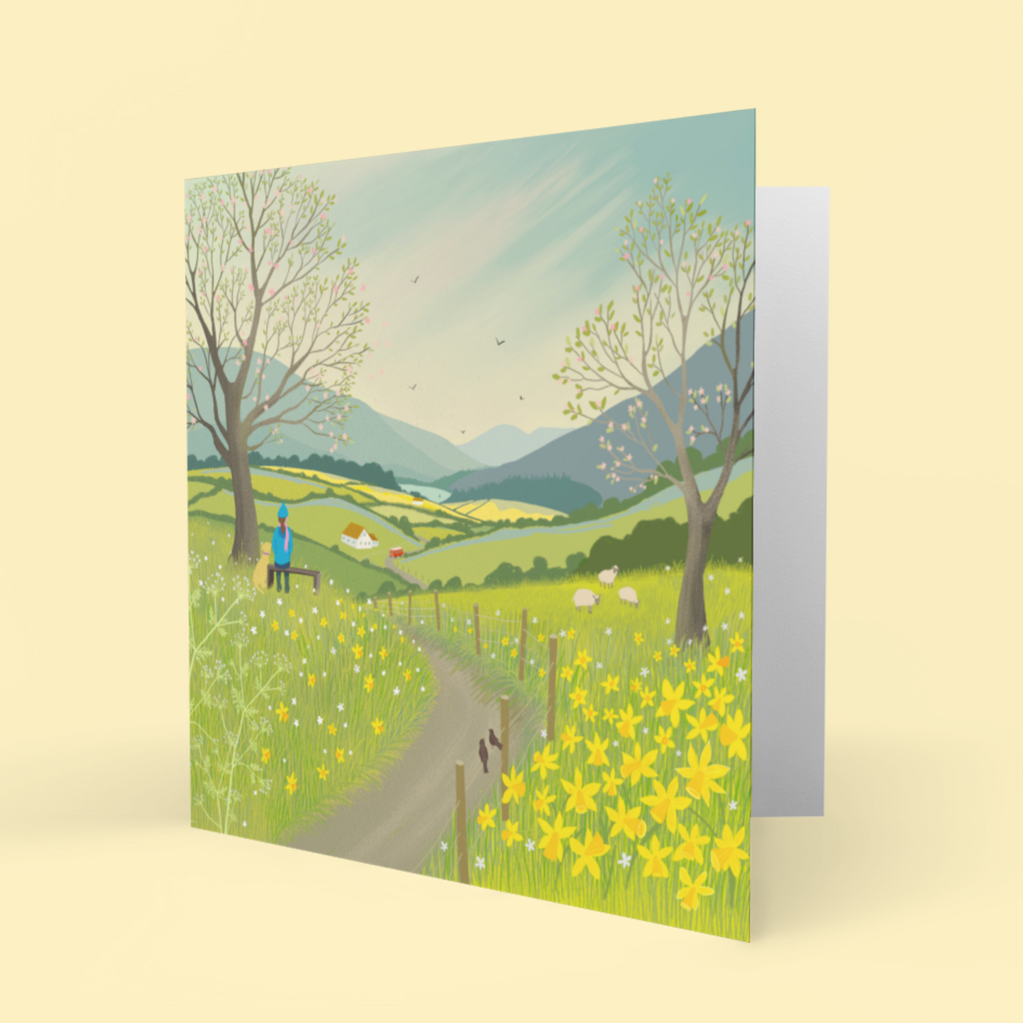 Spring Break - Spring Landscape with Daffodils