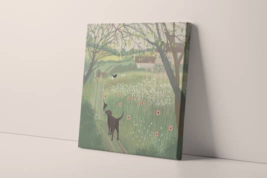Canvas Wall art of Spring Greens