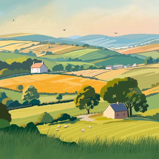 The End of the Summer Greetings Card