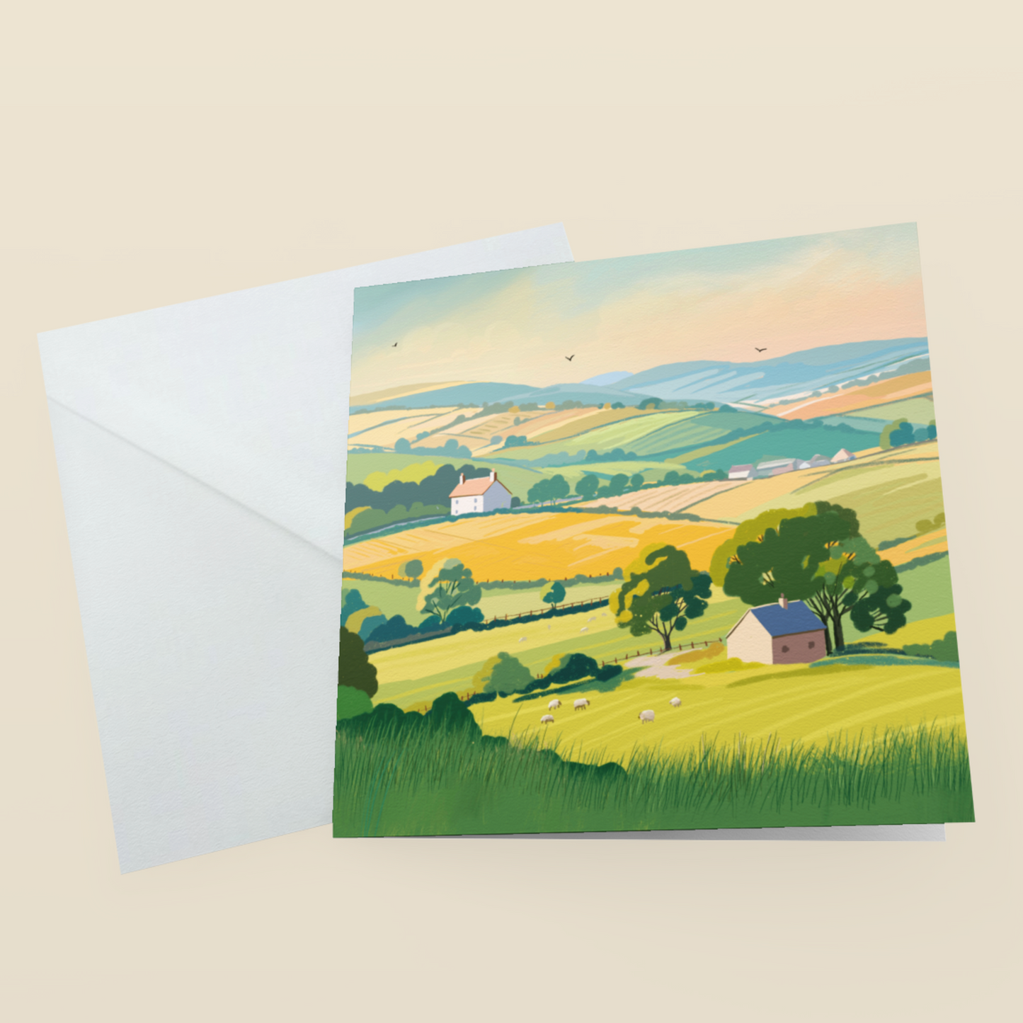 The End of the Summer Greetings Card