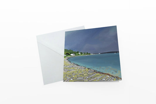 Lochranza, Isle of Arran, greetings card. Scottish Landscape card. Scotland card.