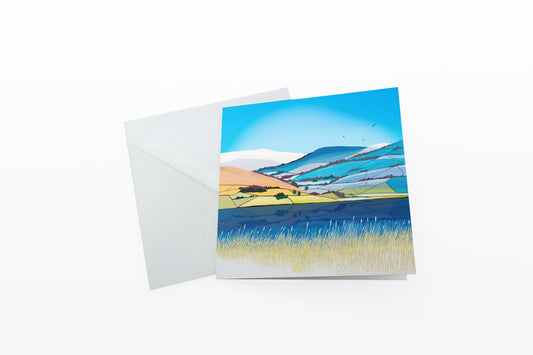 Cool Galloway, greetings card. Scottish Landscape card. Scotland card.