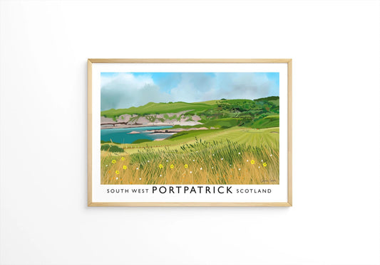 Portpatrick Golf Club, Railway Poster, Golf Art