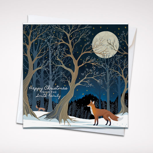 Forest Fox Christmas Card