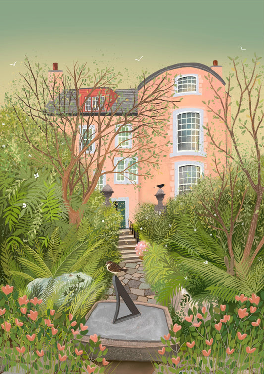 Broughton House, Kirkcudbright Art Print: Dumfries & Galloway Travel Poster