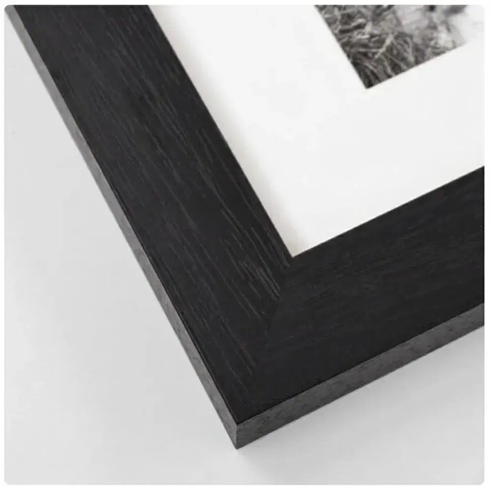 Modern wood framed Art Prints . Any artwork supplied framed and ready to hang. Simple frame in 3 colours.