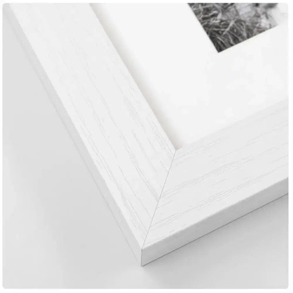 Modern wood framed Art Prints . Any artwork supplied framed and ready to hang. Simple frame in 3 colours.