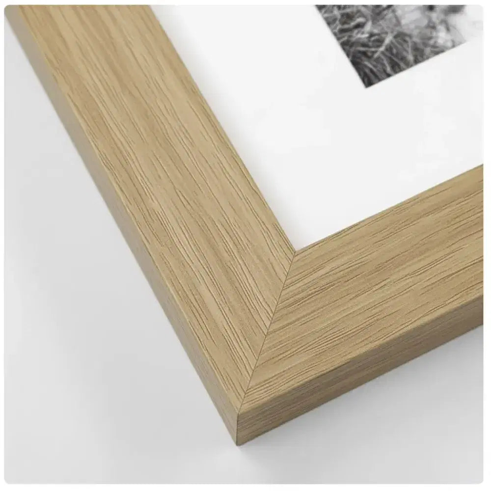 Modern wood framed Art Prints . Any artwork supplied framed and ready to hang. Simple frame in 3 colours.