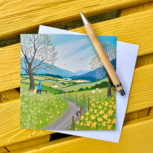Spring Break - Spring Landscape with Daffodils
