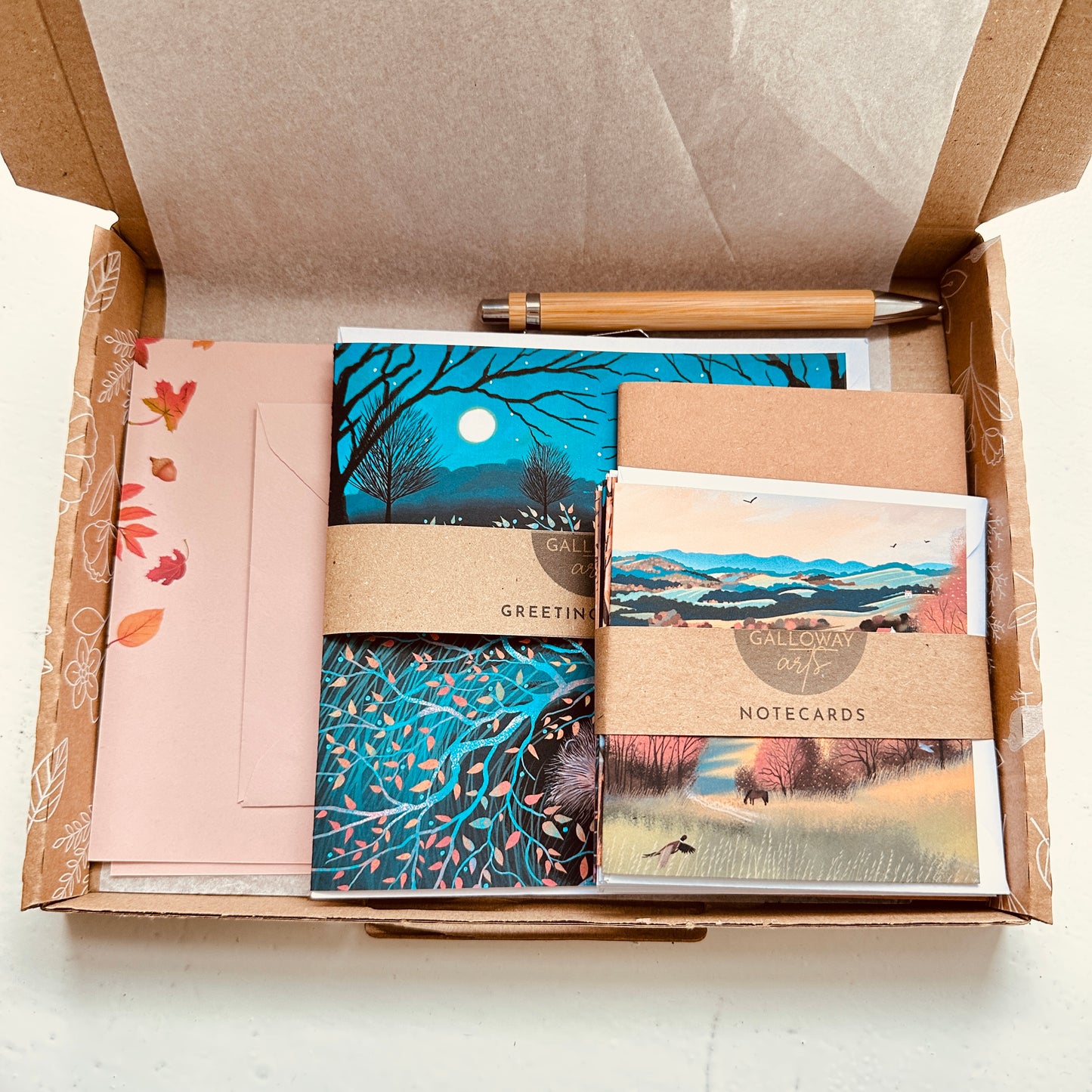 Autumn-themed stationery set – Notepaper, Envelopes, Notecards & Greetings Cards.