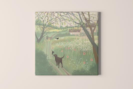 Canvas Wall art of Spring Greens