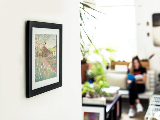 Vegetable Garden Art Print – Signed Giclee Print, Home Gift