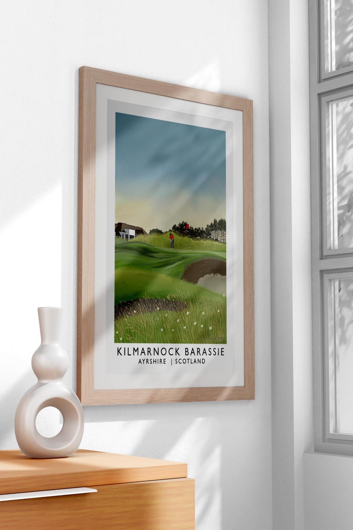 Kilmarnock Barassie, Troon, Railway Poster, Golf Art