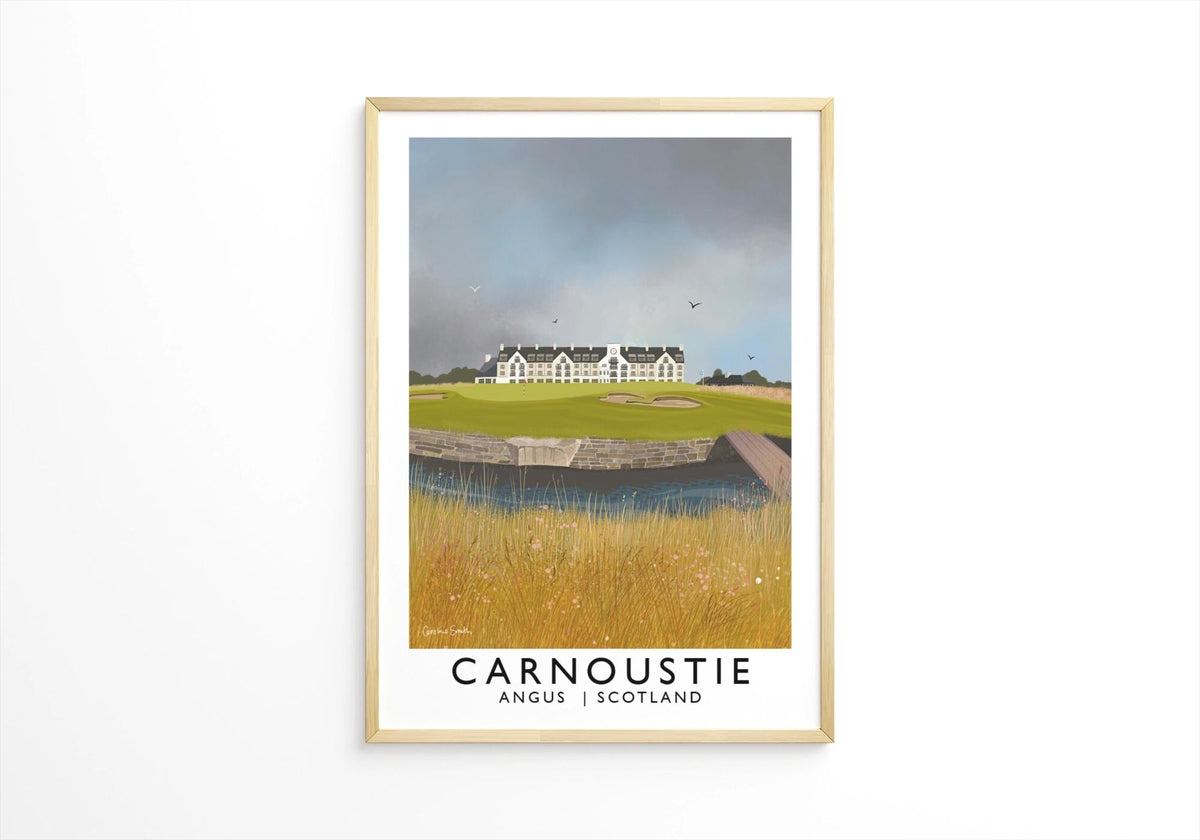 Gleneagles PGA Centenery Course, Railway Poster, Golf Art