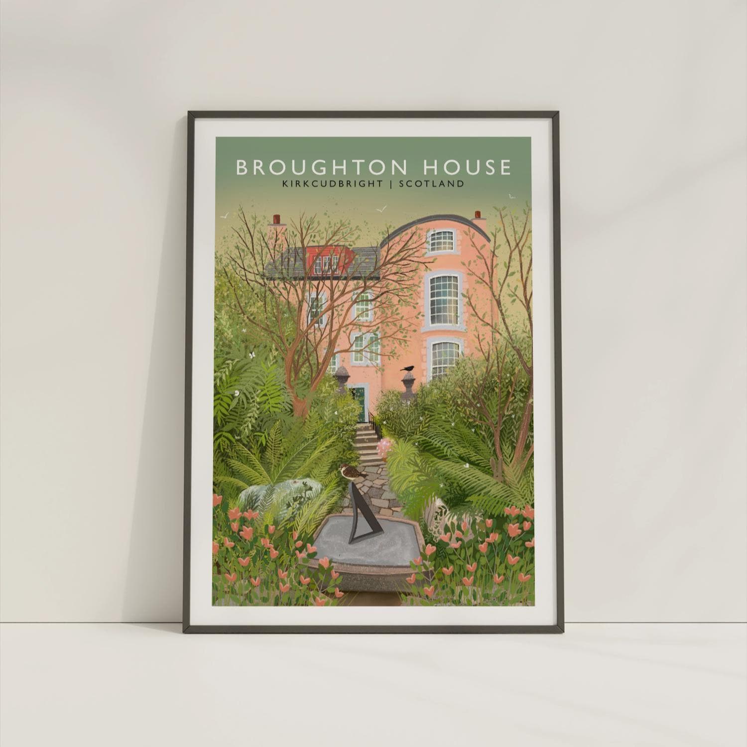 Broughton House, Kirkcudbright Art Print: Dumfries & Galloway Travel Poster