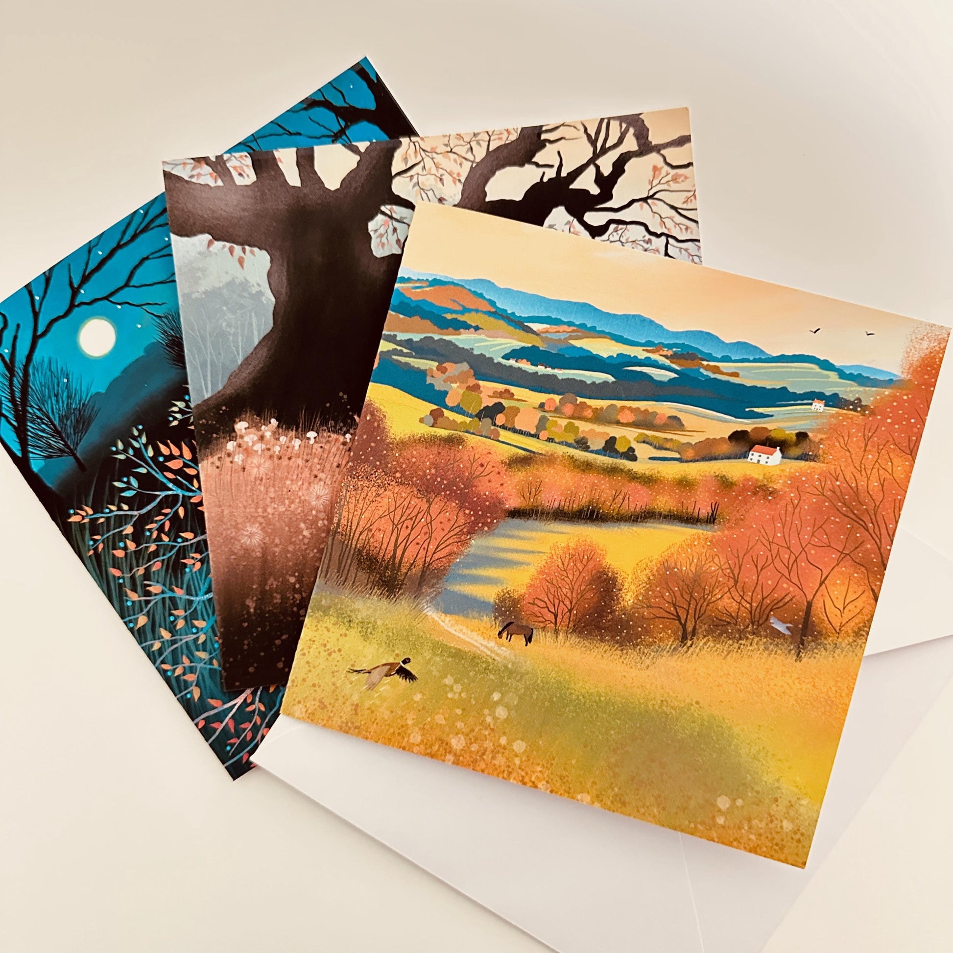 Autumn-Themed Stationery Set – Notepaper, Envelopes, Notecards & Greetings Cards.