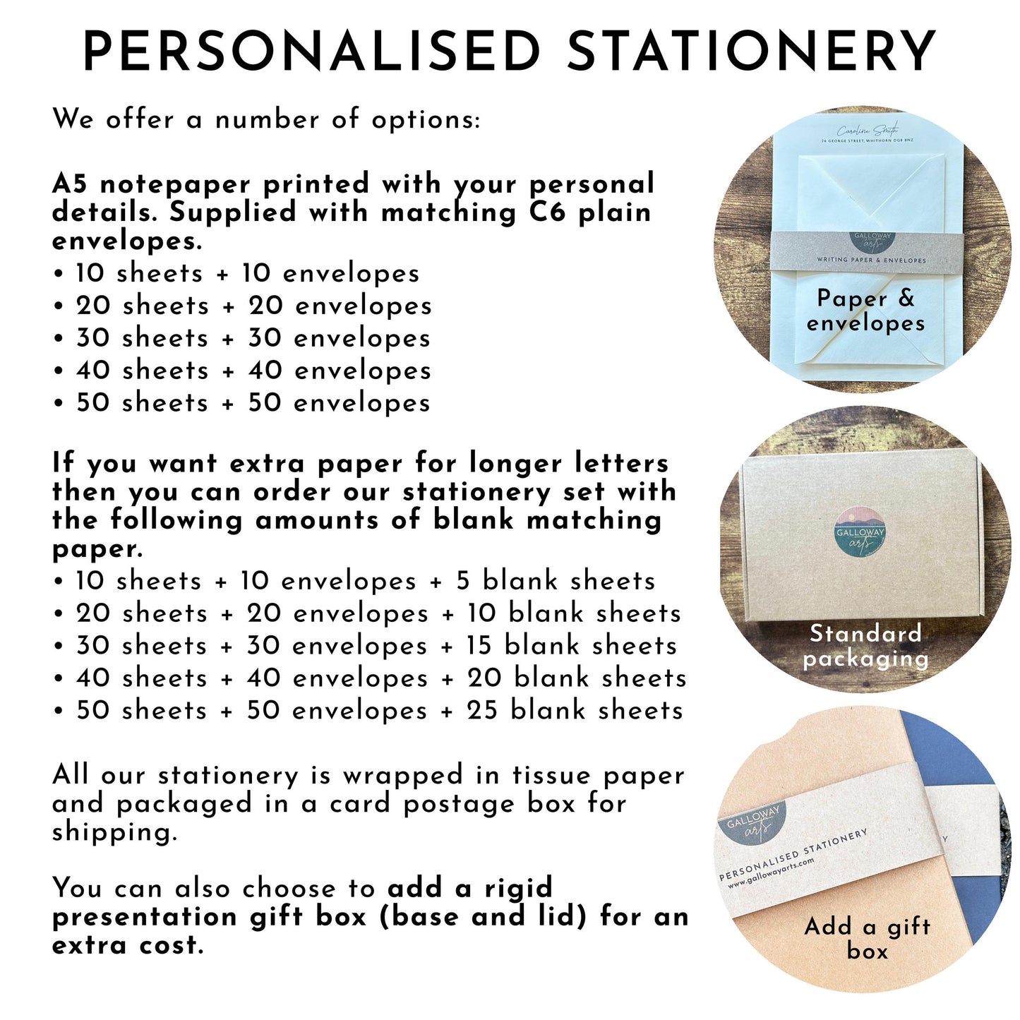 Personalised Flowers and Bee Stationery Set: A5 Writing Paper, Luxury Vintage Style Notepaper
