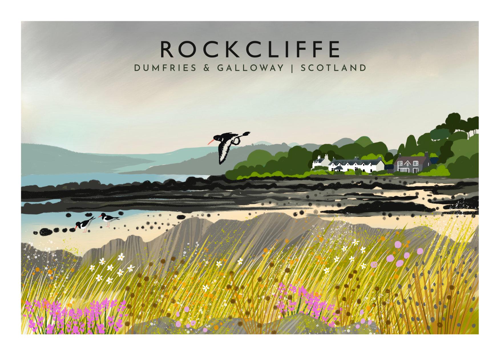 Solway Firth Art Cards: Scotland Landscape, Pack of 4