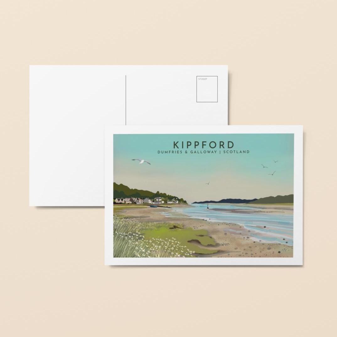 Solway Firth Art Cards: Scotland Landscape, Pack of 4