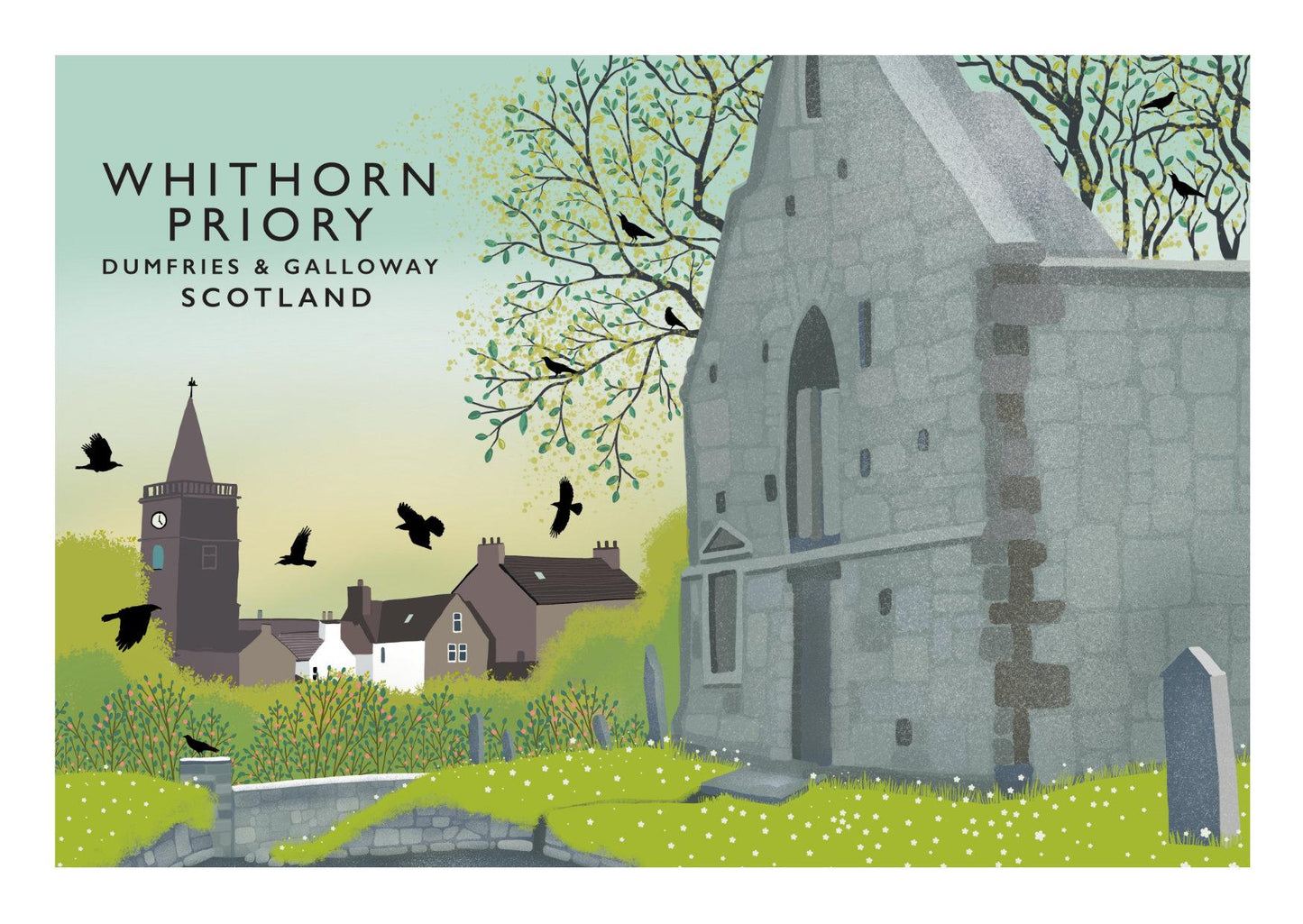 The Machars, Wigtownshire Art Cards: Scotland Landscape, Pack of 4