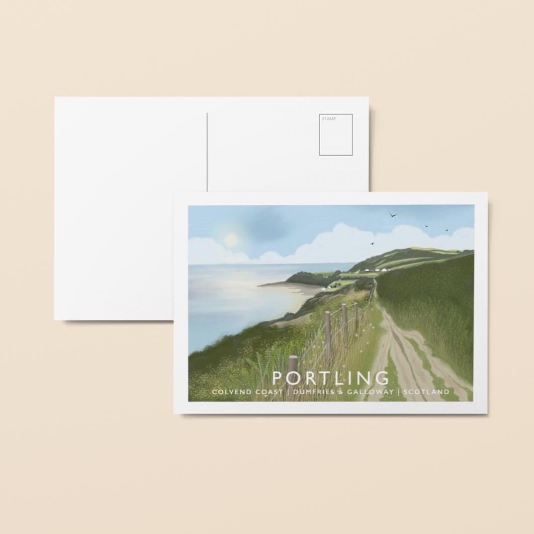 Solway Firth Art Cards: Scotland Landscape, Pack of 4