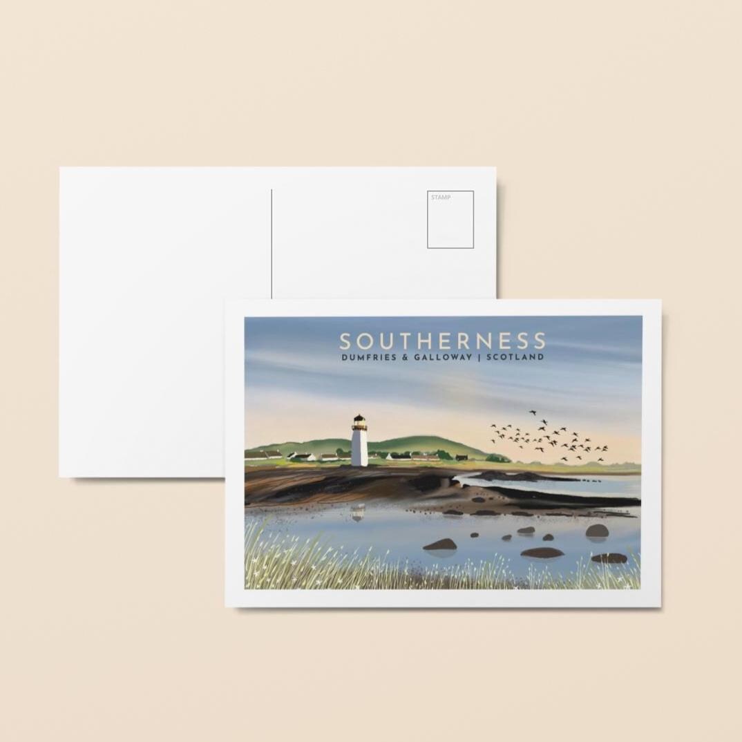 Solway Firth Art Cards: Scotland Landscape, Pack of 4