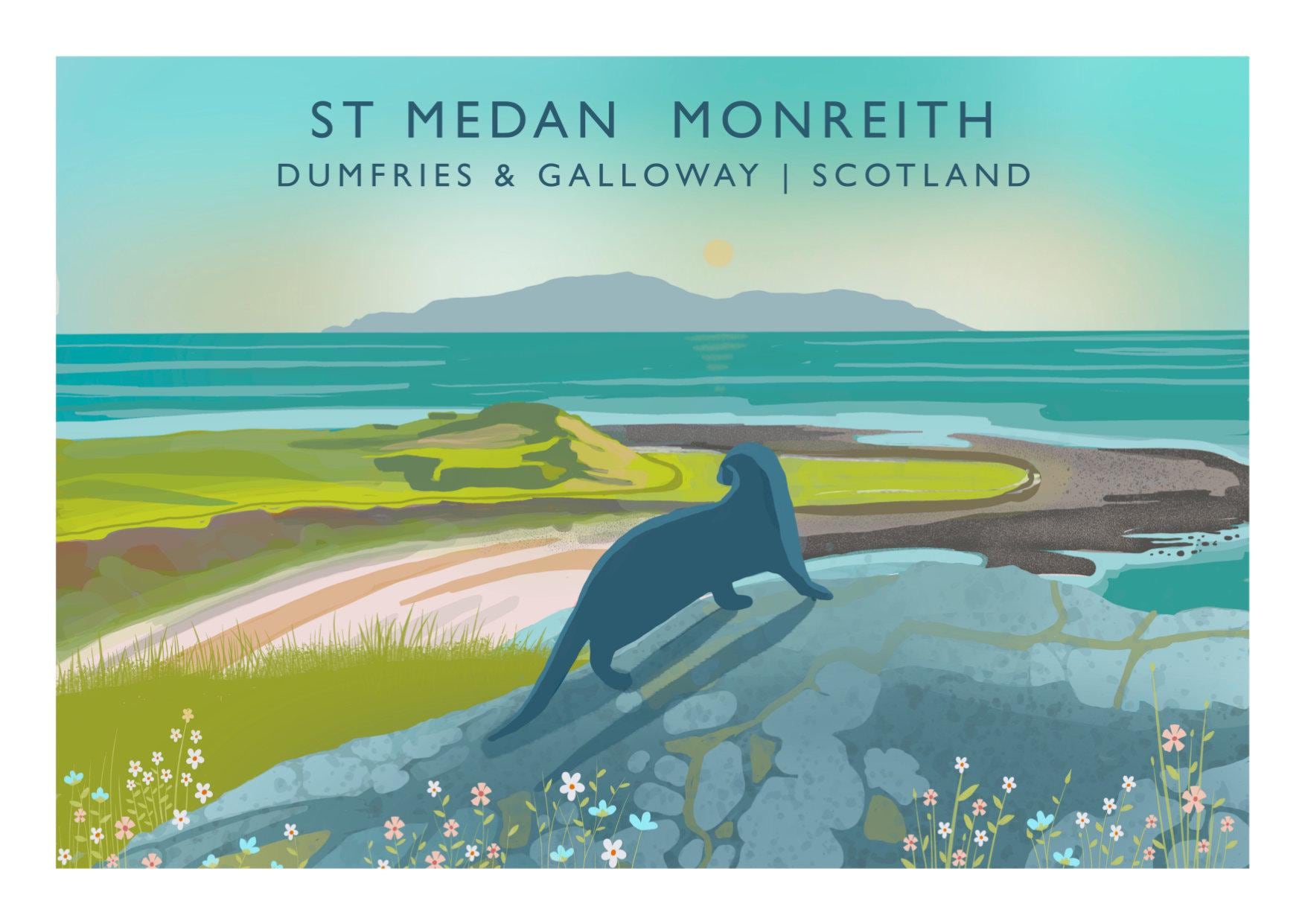 The Machars, Wigtownshire Art Cards: Scotland Landscape, Pack of 4