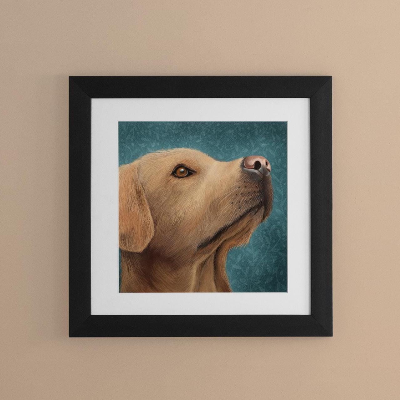 Golden Labrador Wall Art: Original Art
