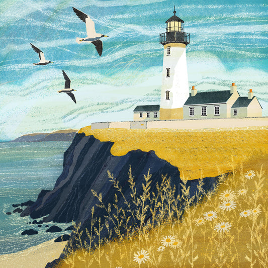 Lighthouse Coastal art - Print only, Framed print or Canvas. Multiple sizes. Scotland.