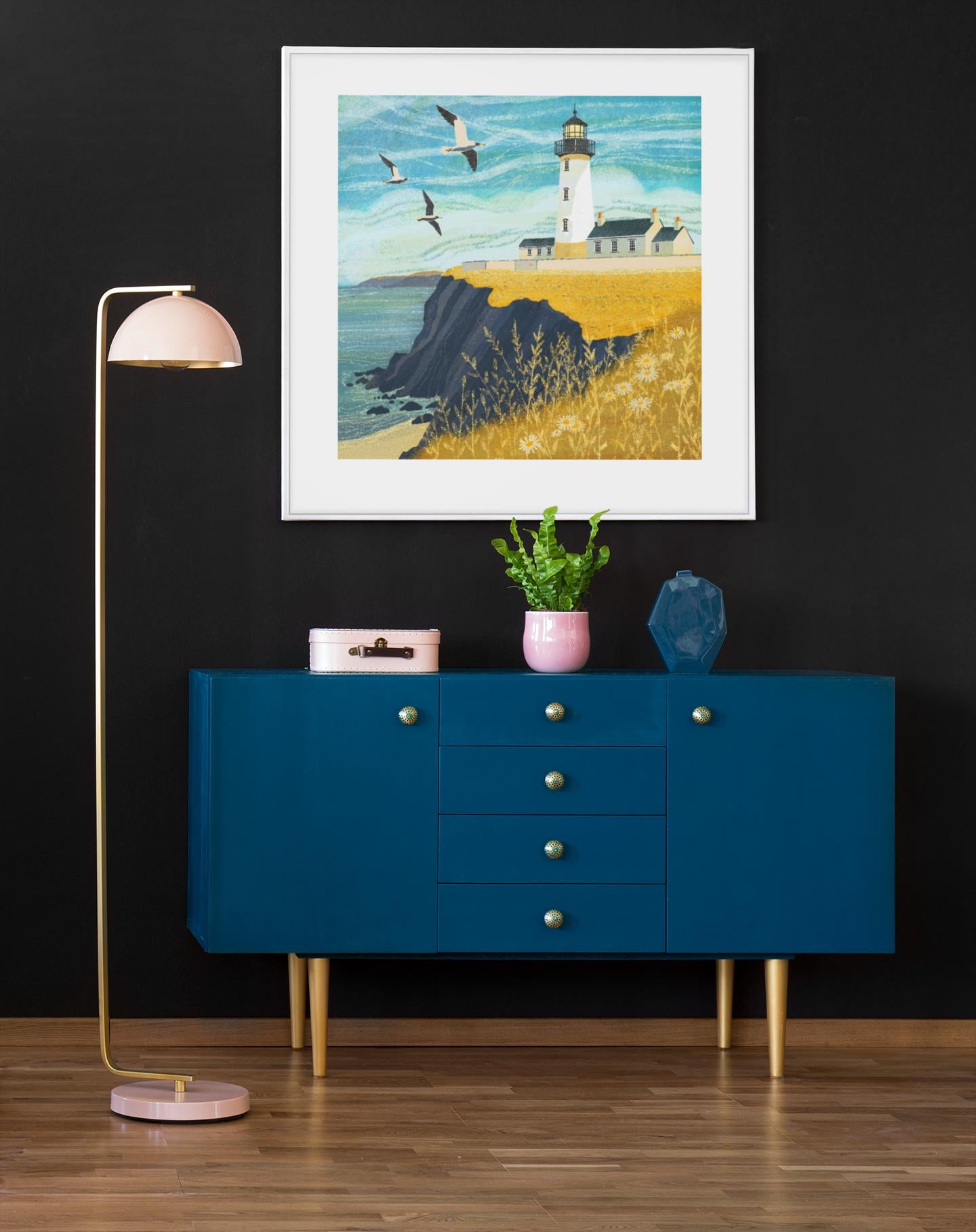 Lighthouse Coastal art - Print only, Framed print or Canvas. Multiple sizes. Scotland.