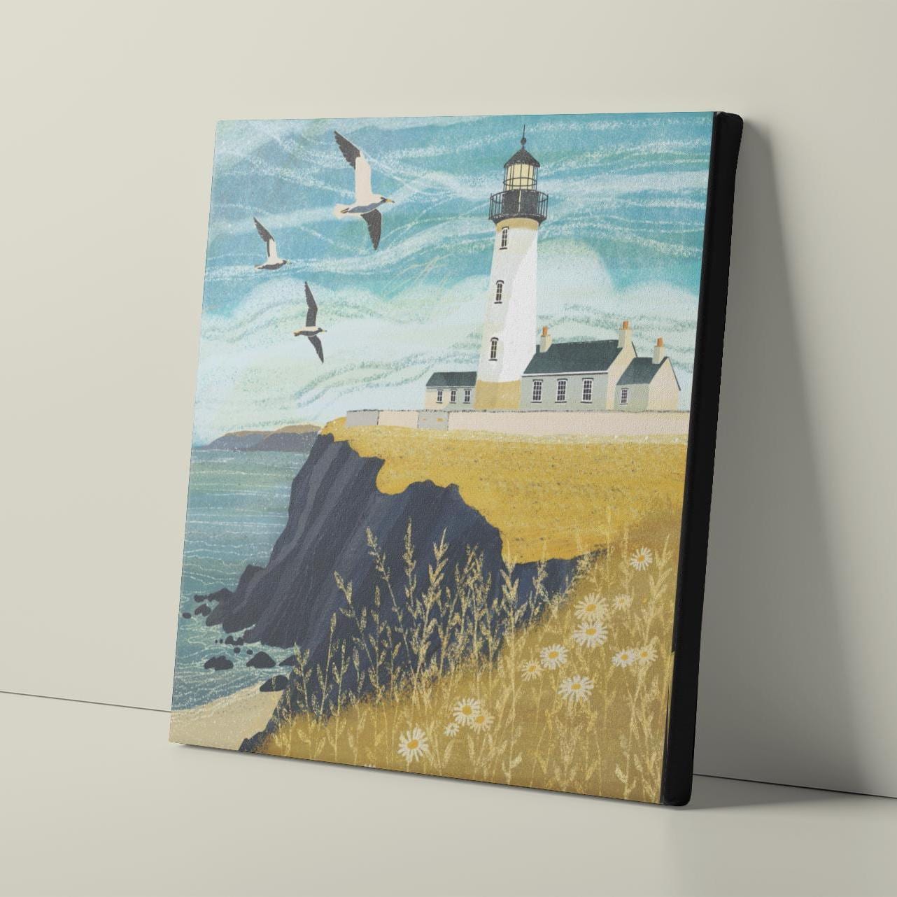 Lighthouse Coastal art - Print only, Framed print or Canvas. Multiple sizes. Scotland.
