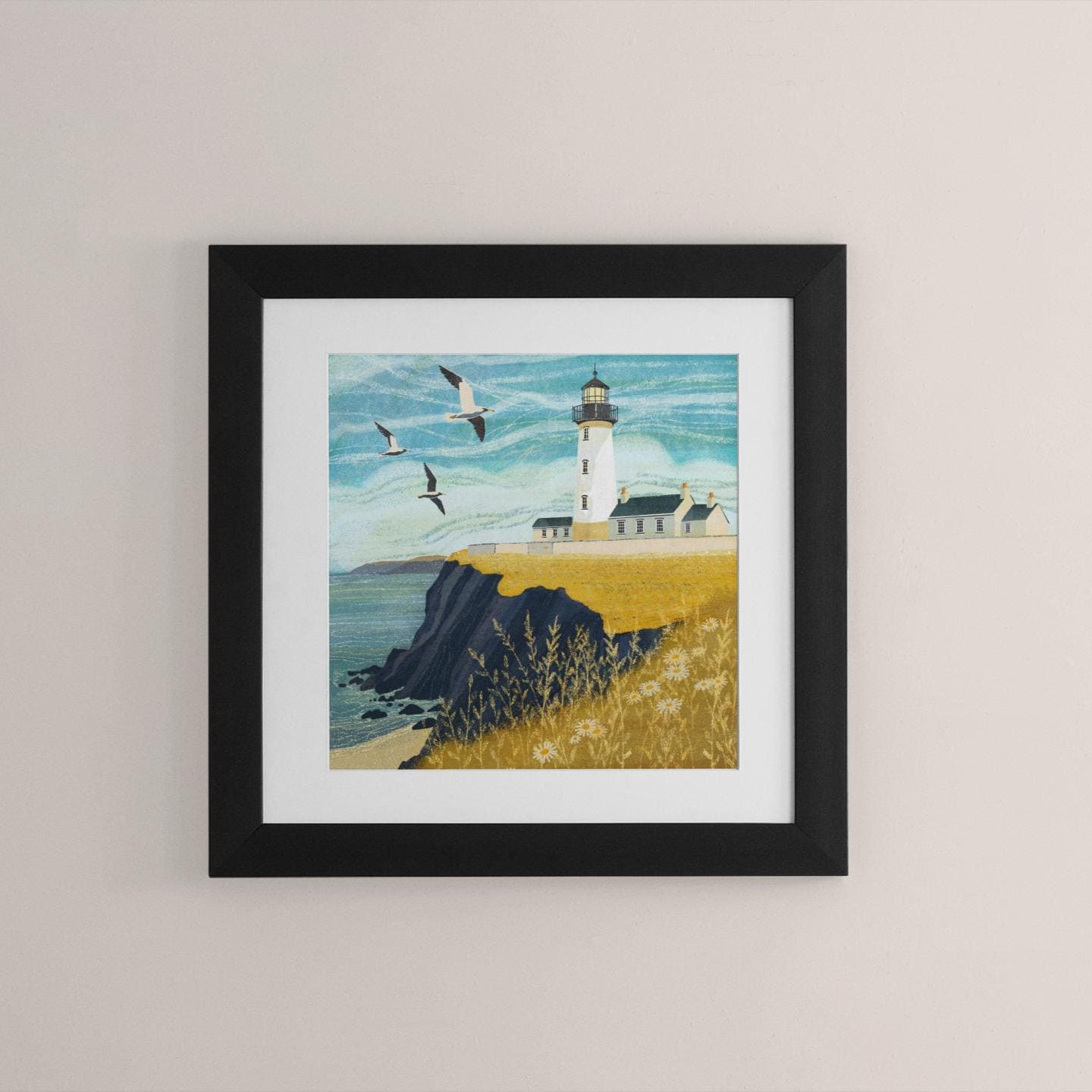 Lighthouse Coastal art - Print only, Framed print or Canvas. Multiple sizes. Scotland.