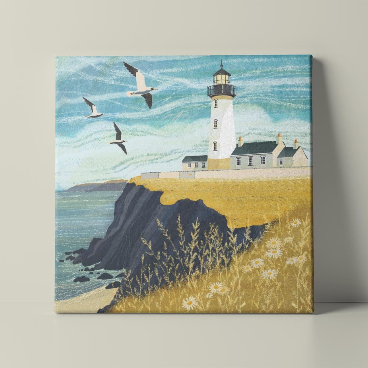 Lighthouse Coastal art - Print only, Framed print or Canvas. Multiple sizes. Scotland.