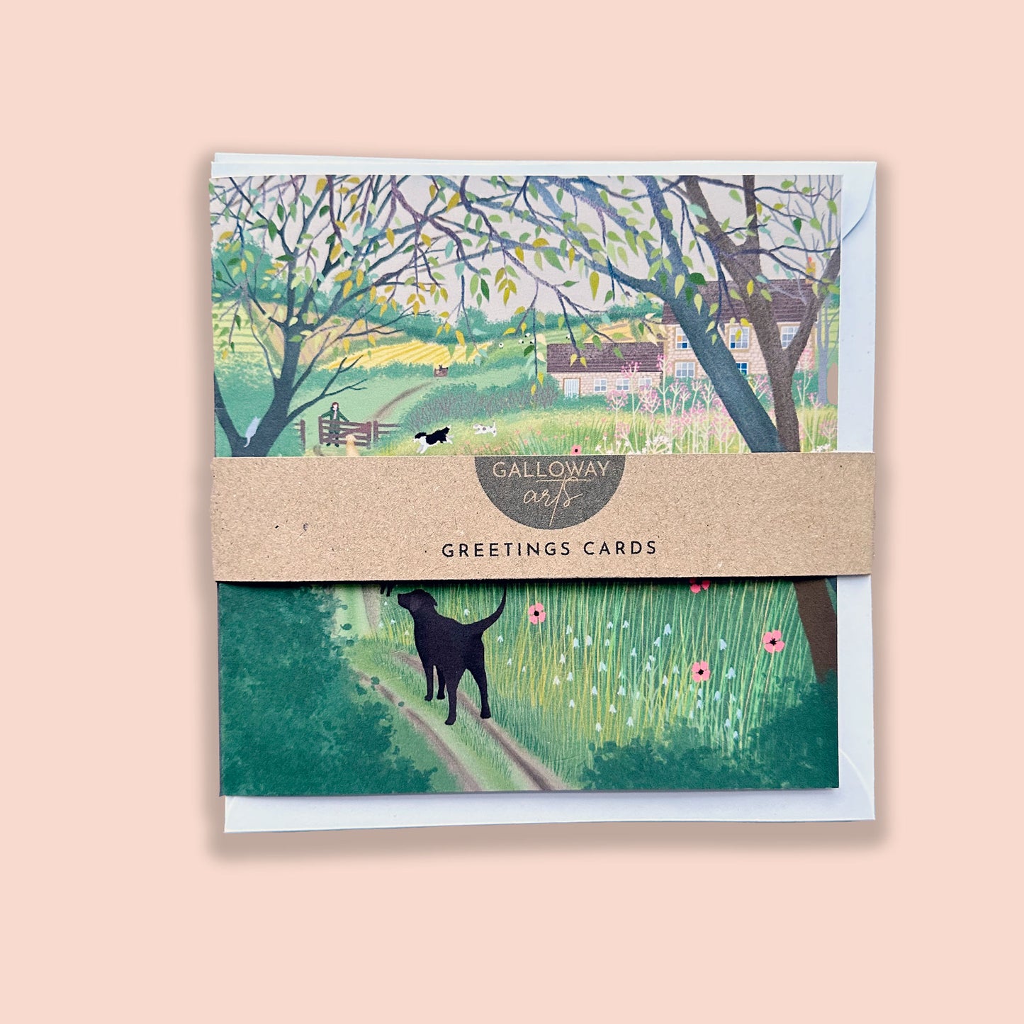 Pack of 4 Galloway Days Spring Greetings Cards.